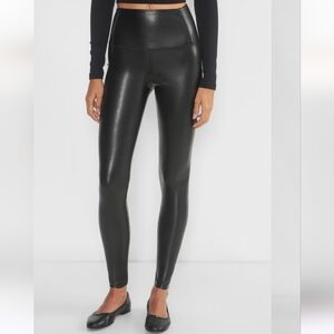 Aritzia Leather Legging Black Size Large